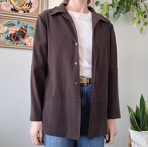 Vintage brown shacket - Picture 3 of 6